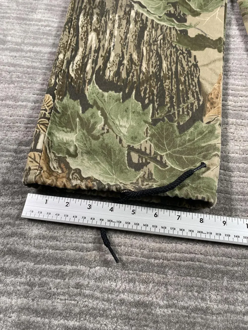 Liberty Pants Mens Large 38x31 Green Camo Cargo Adjustable Waist Hunting USA